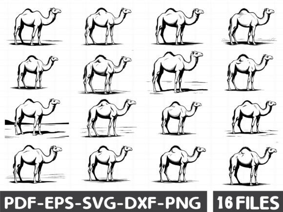 Desert Landscape SVG, Camel