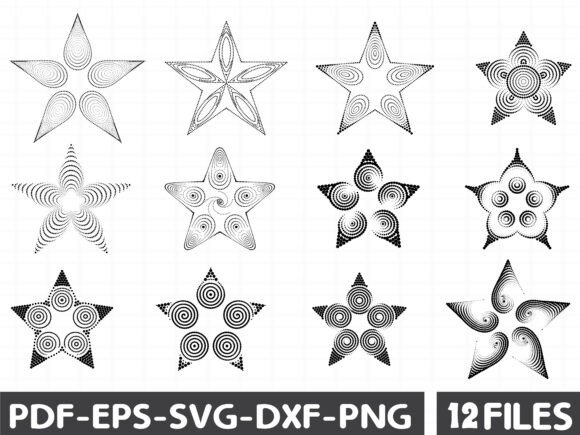 Festive Dotted Star SVG