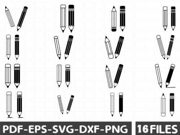 Pencil SVG, Crayon SVG, School Pencil