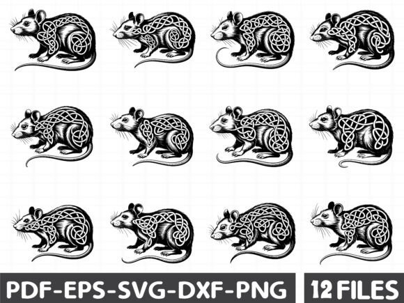 Rat Celtic Design