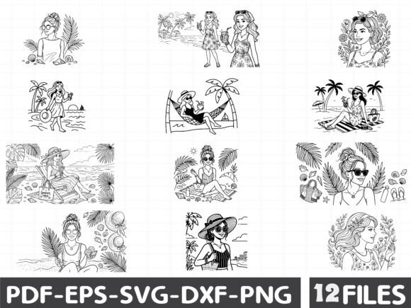 Summer Woman SVG Bundle Review